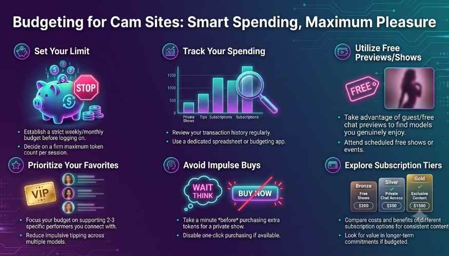 How to Budget for Cam Sites Without Overspending